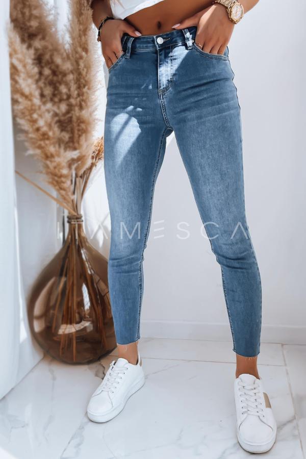 Ciemnoniebieskie spodnie damskie jeansowe RICHTIE