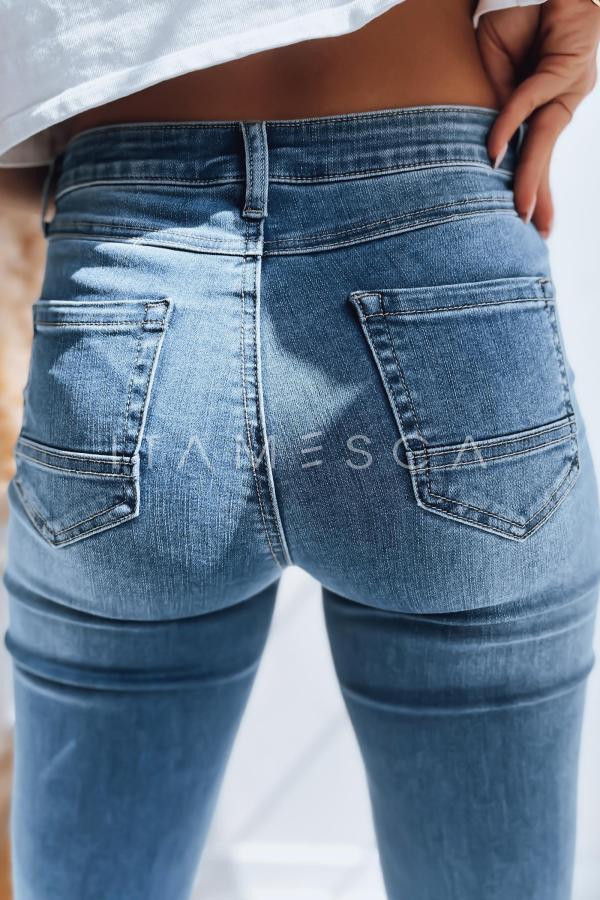 Ciemnoniebieskie spodnie damskie jeansowe RICHTIE