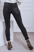 Klasyczne czarne jeansy skinny MIKA