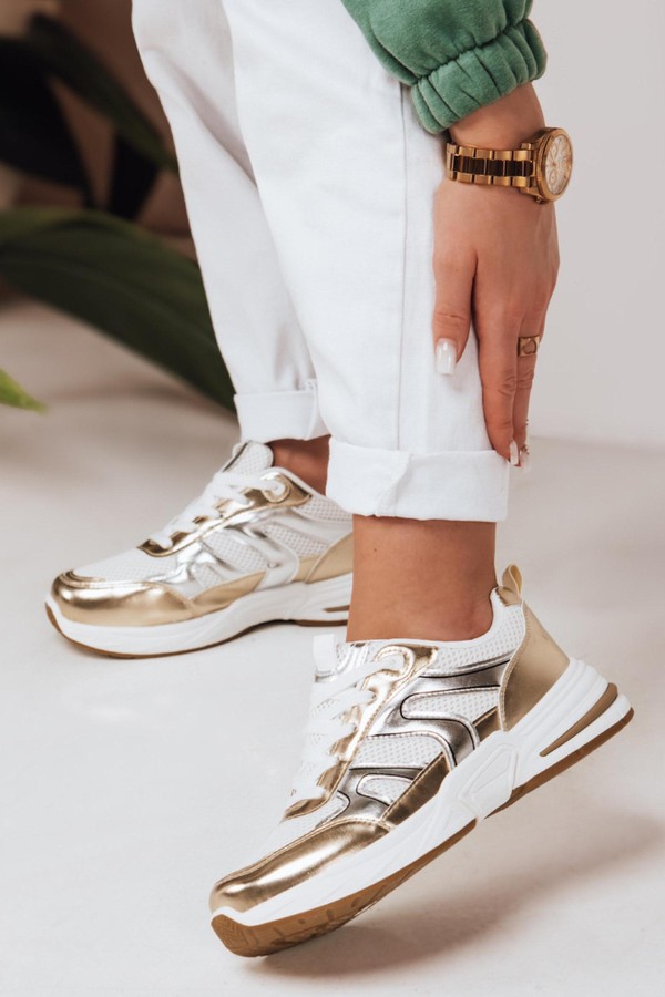 Sneakersy damskie GOLDLINX złote