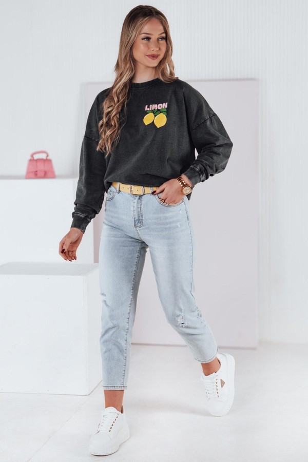 Spodnie damskie jeansowe mom fit JEANMOMENT