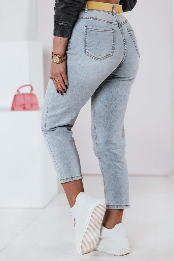 Spodnie damskie jeansowe mom fit JEANMOMENT