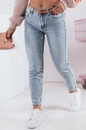 Spodnie damskie jeansowe skinny MODERTIA