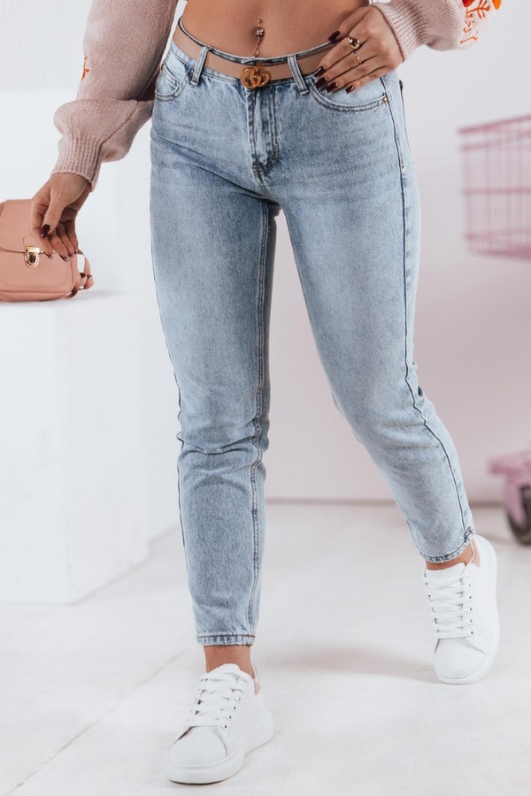 Spodnie damskie jeansowe skinny MODERTIA