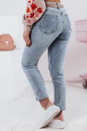 Spodnie damskie jeansowe skinny MODERTIA