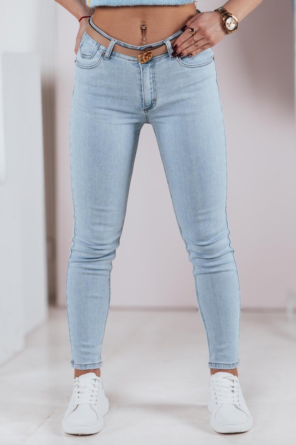 Spodnie damskie jeansowe skinny ELASTICON