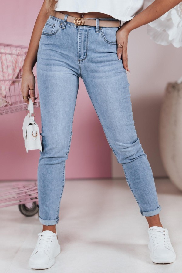 Spodnie damskie jeansowe slim fit MYJINN