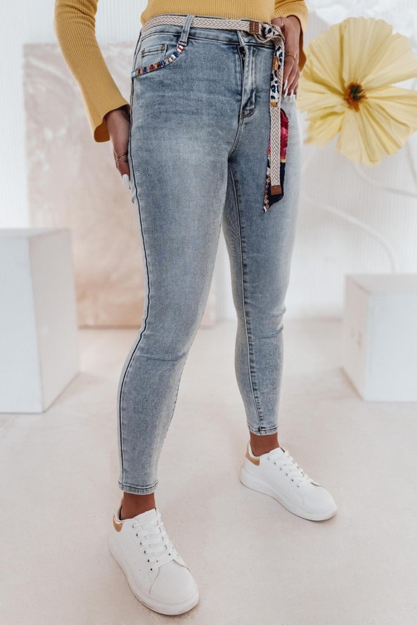 Spodnie damskie jeansowe skinny TRENDIFIX z...