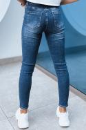 Niebieskie damskie spodnie jeansowe skinny STELLA