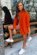 Pomarańczowa kurtka koszulowa damska CALIFORNICATION
