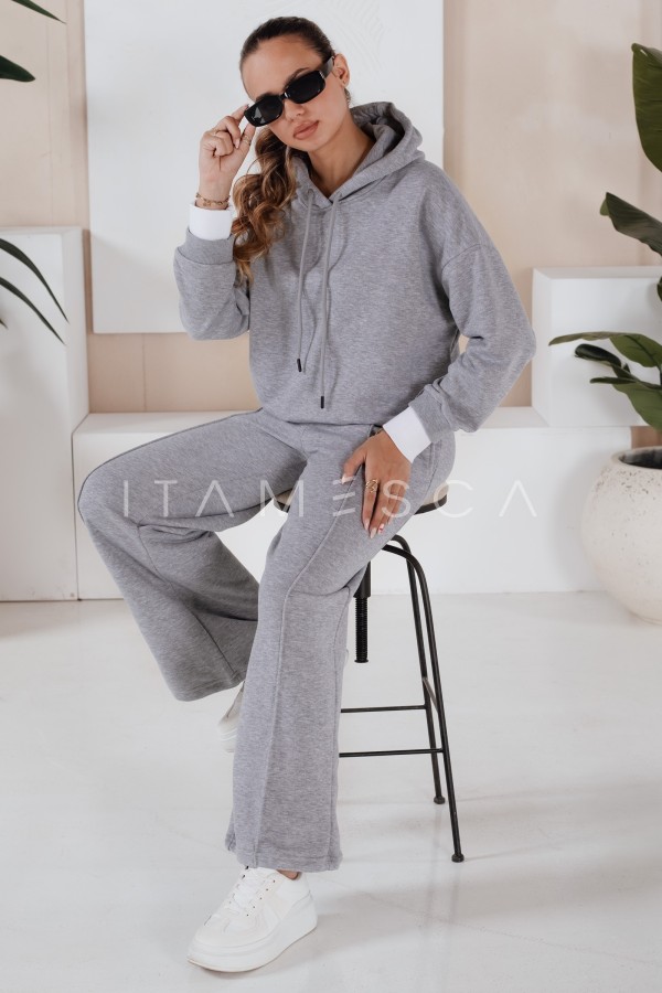 Komplet dresowy damski SANELIS szary