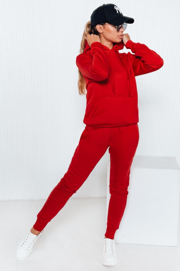 Komplet damski dresowy DRESSLILY czerwony