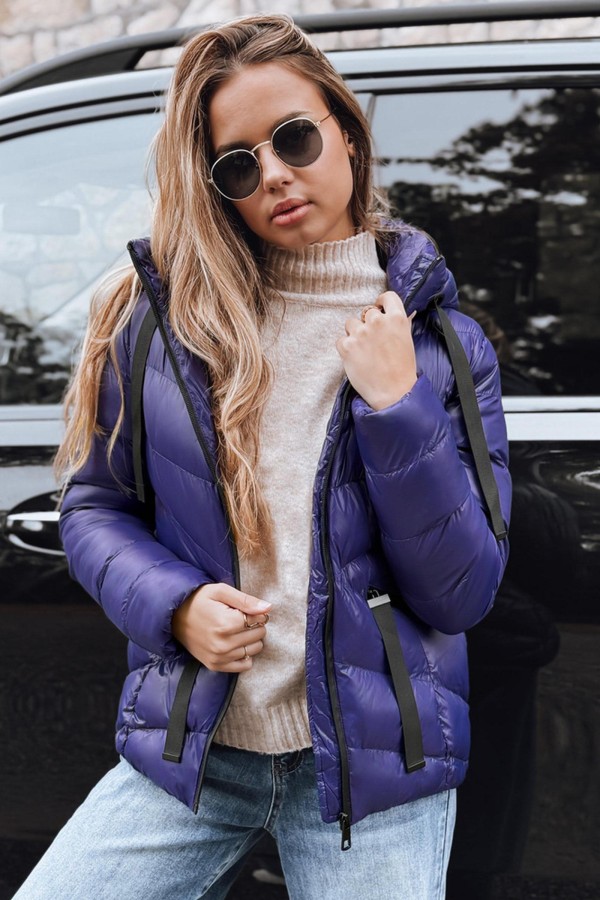 Kurtka damska pikowana MALLA granatowa