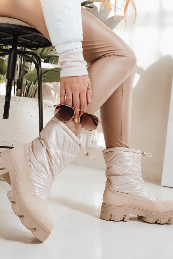 Śniegowce damskie SNOBOOT beżowe