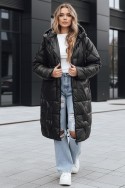 Kurtka damska zimowa oversize czarna
