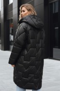 Kurtka damska zimowa oversize czarna
