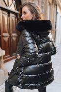 Kurtka zimowa damska płaszcz AUTUMN GLOW czarna