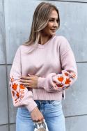 Sweter damski LYRA różowy