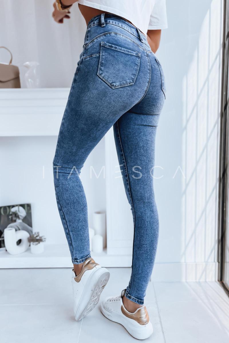 Spodnie damskie jeansowe DIVERIO ciemnoniebieskie
