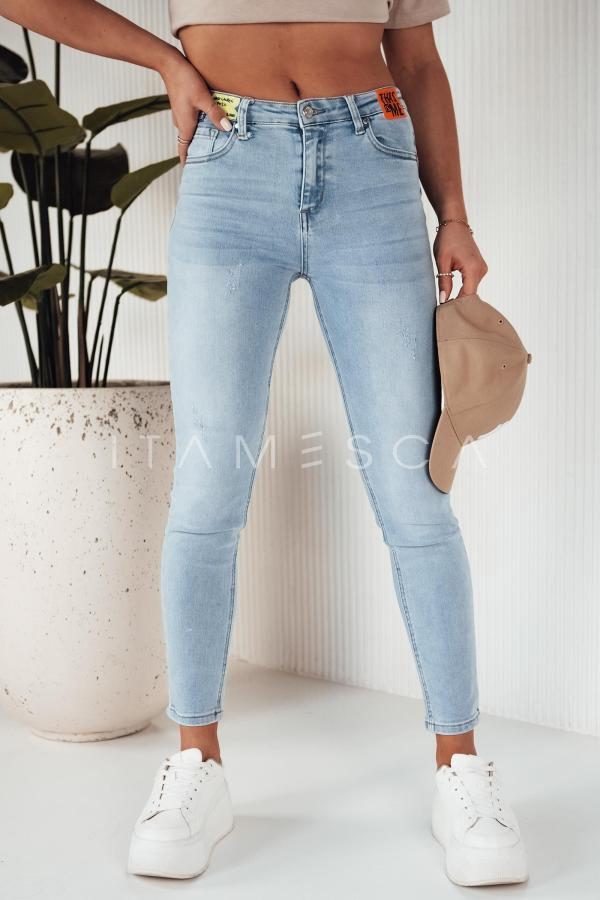 Spodnie jeansowe damskie NIRE jasnoniebieskie