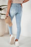 Spodnie jeansowe damskie NIRE jasnoniebieskie