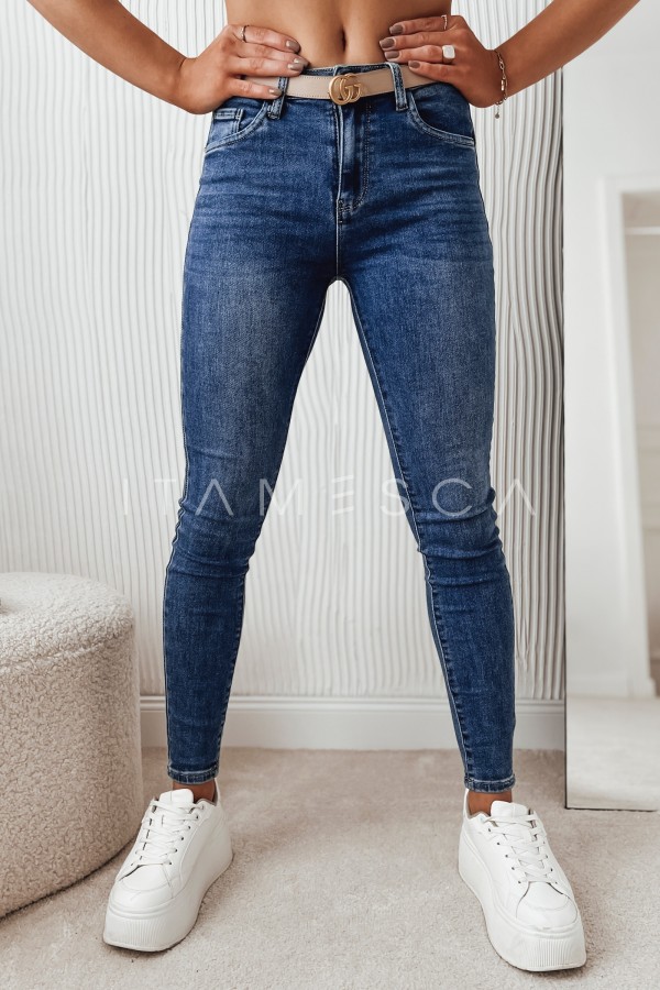 Spodnie damskie jeansowe AIDA niebieskie