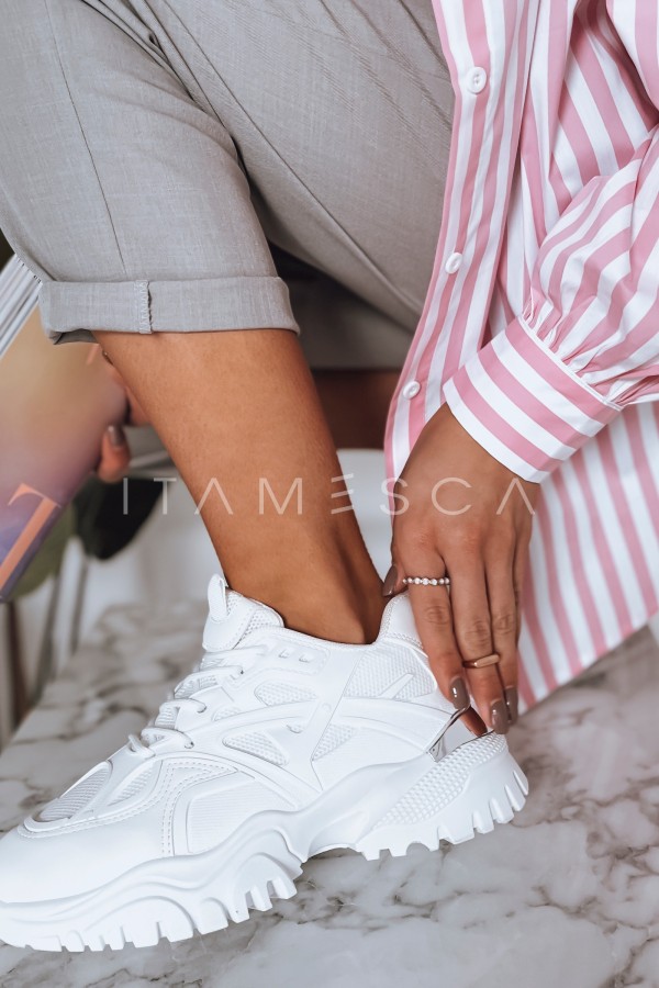 Białe sneakersy damskie CILLE