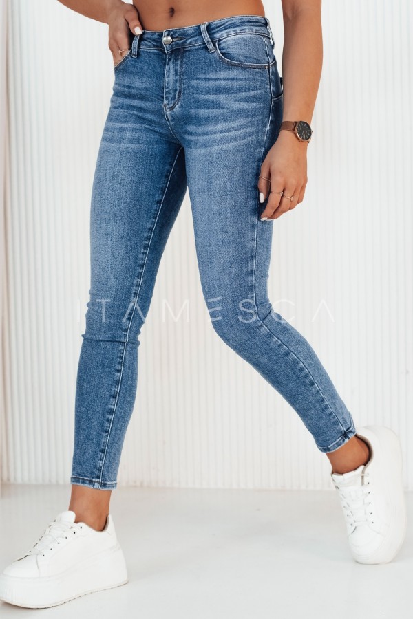 Spodnie damskie jeansowe BEVINO niebieskie