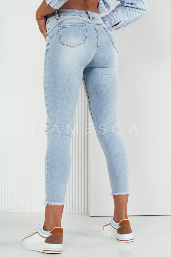 Spodnie damskie jeansowe ALGAR niebieskie
