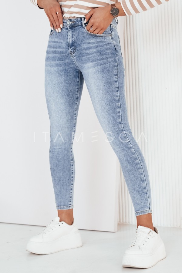 Spodnie damskie jeansowe LACIVON niebieskie