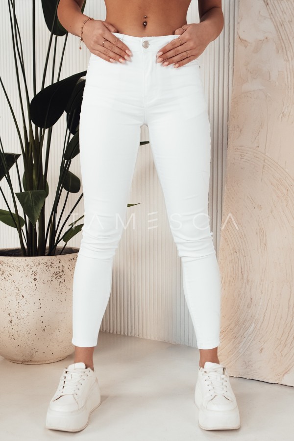 Spodnie damskie jeansowe ALGATE białe
