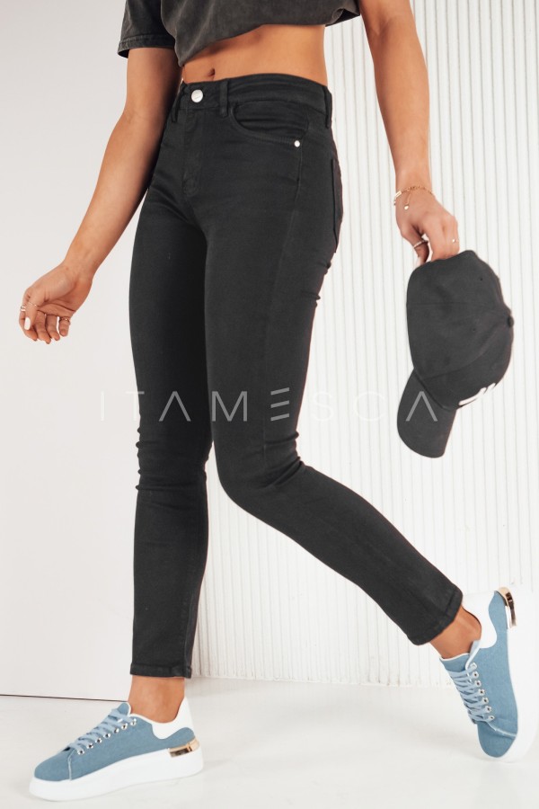 Spodnie damskie jeansowe CHESTE czarne
