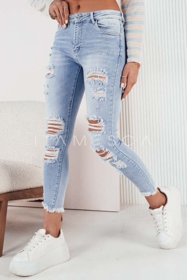 Spodnie damskie jeansowe OCANA niebieskie