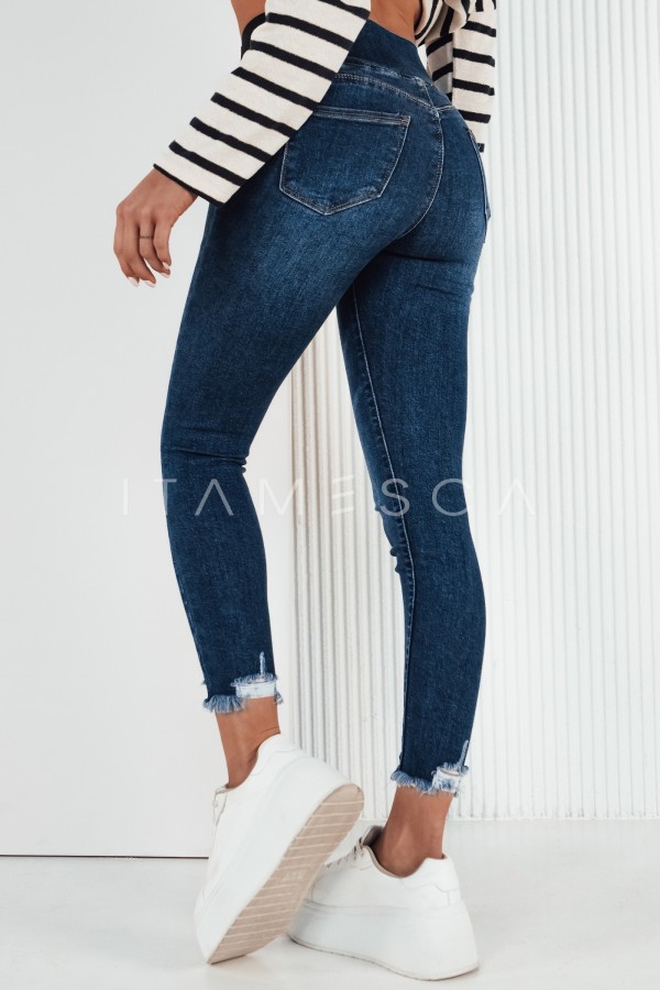 Spodnie damskie jeansowe LERATE niebieskie