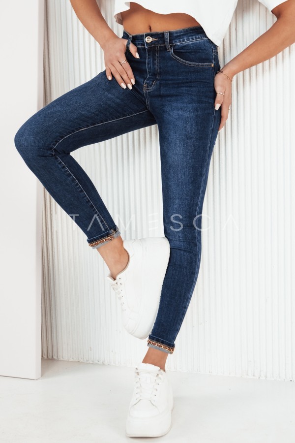 Spodnie damskie jeansowe AUBRIS niebieskie