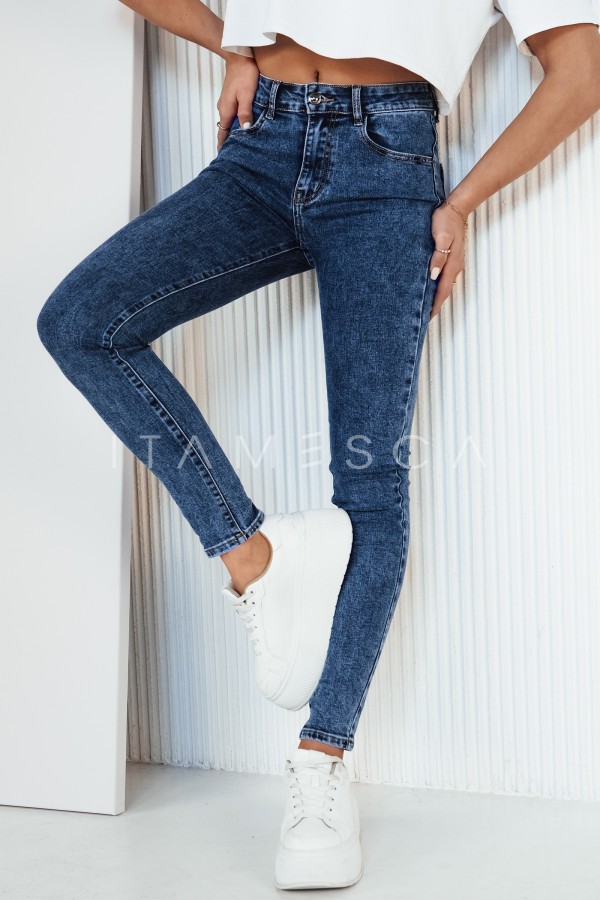 Spodnie damskie jeansowe COULET niebieskie
