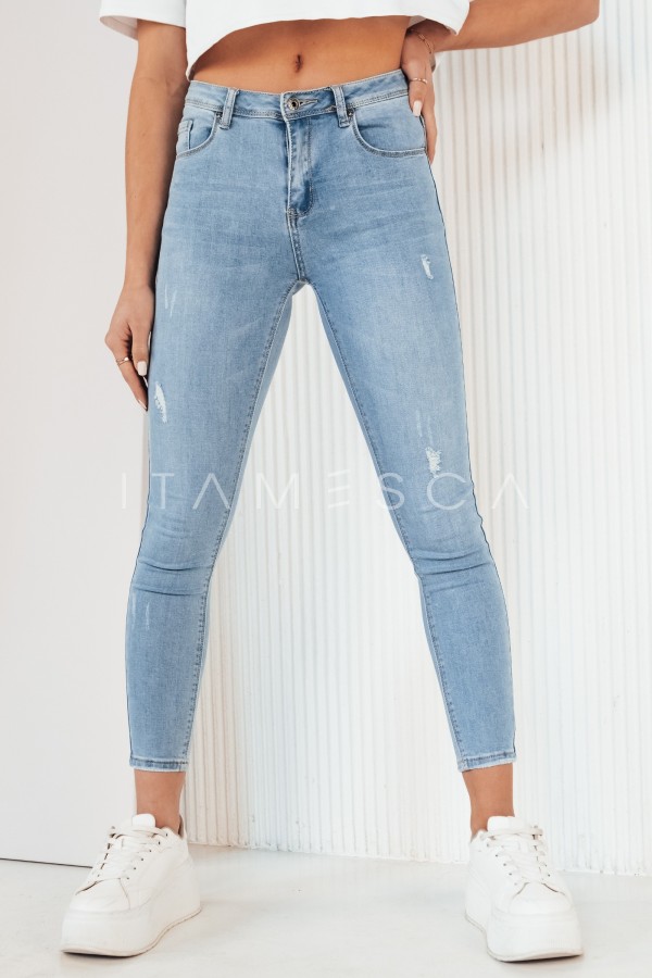 Spodnie damskie jeansowe GRISEL niebieskie