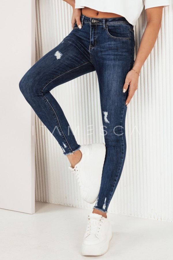 Spodnie damskie jeansowe MOURE niebieskie