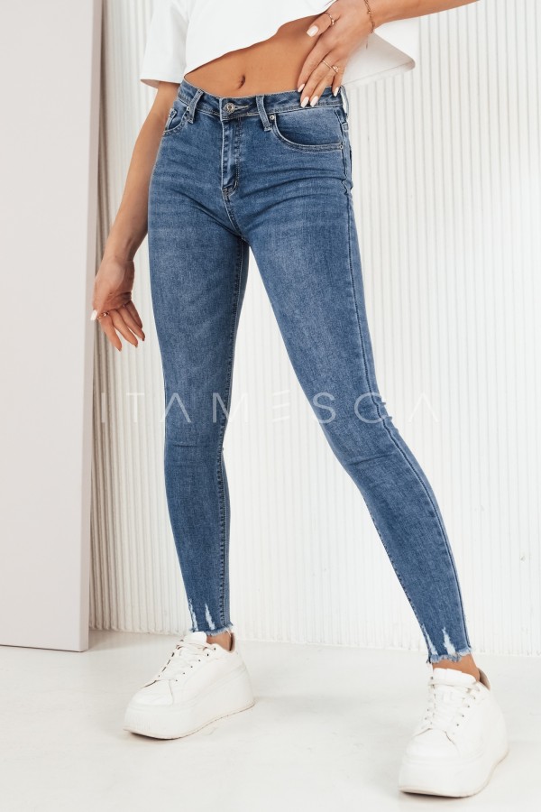 Spodnie damskie jeansowe CARLET niebieskie
