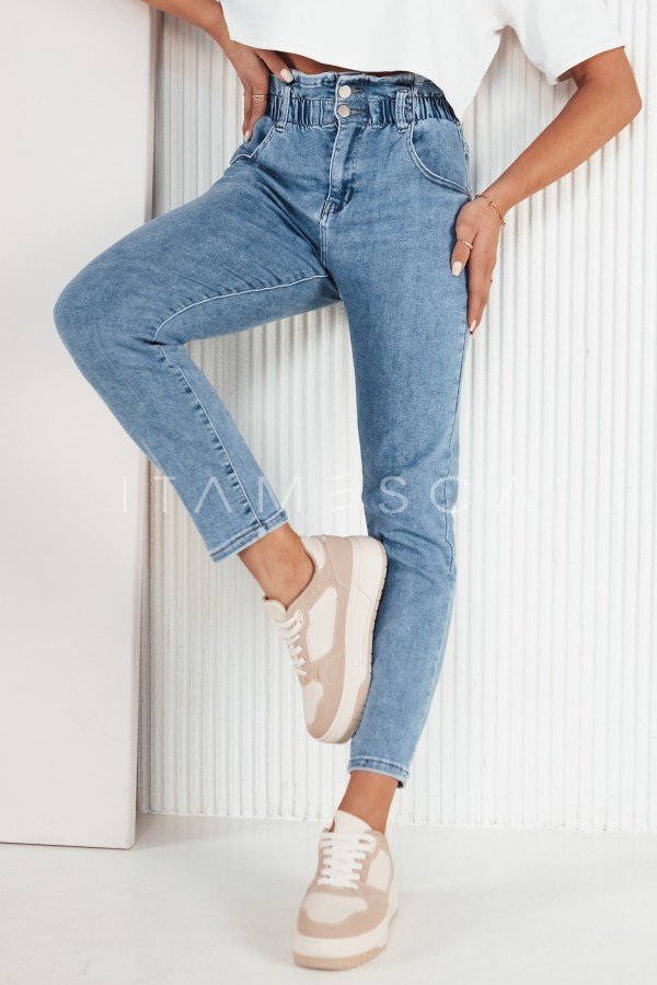 Spodnie damskie jeansowe COSTIER jasnoniebieskie