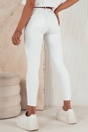 Spodnie damskie jeansowe CLARET białe