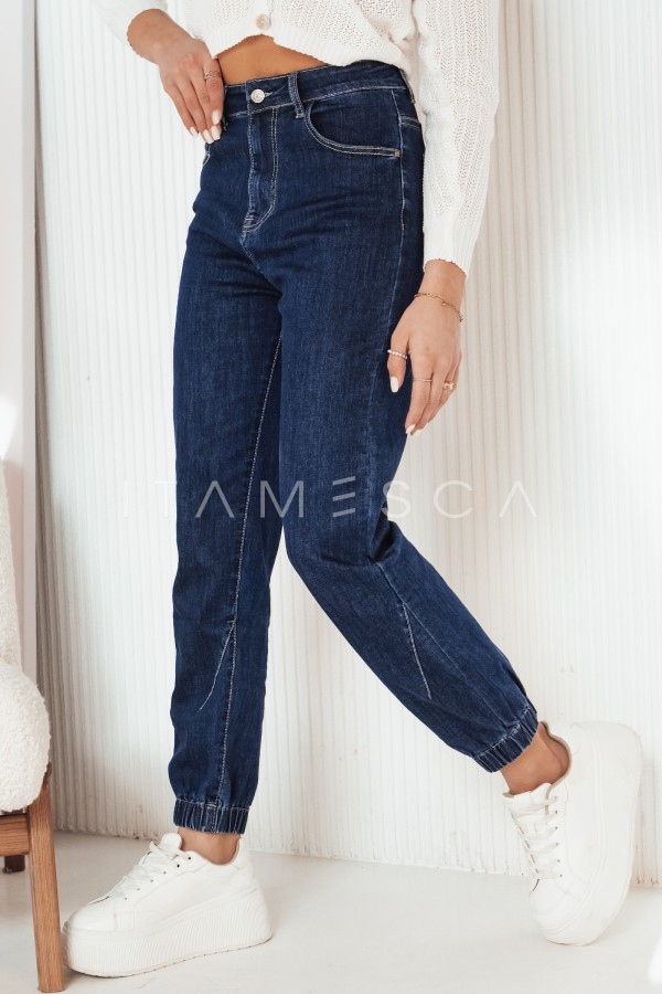 Spodnie damskie jeansowe CALCEA granatowe