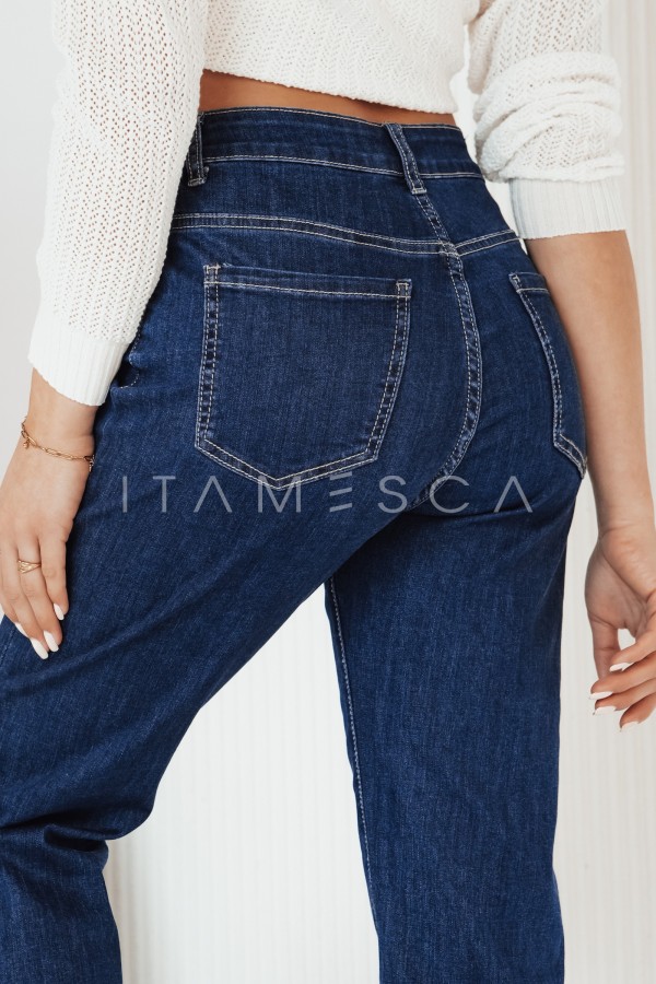 Spodnie damskie jeansowe CALCEA granatowe