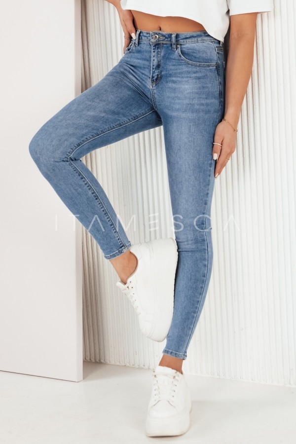 Spodnie damskie jeansowe SEGMA niebieskie