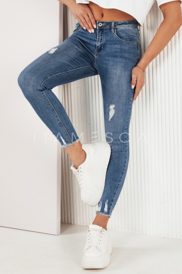 Spodnie damskie jeansowe VERDI niebieskie
