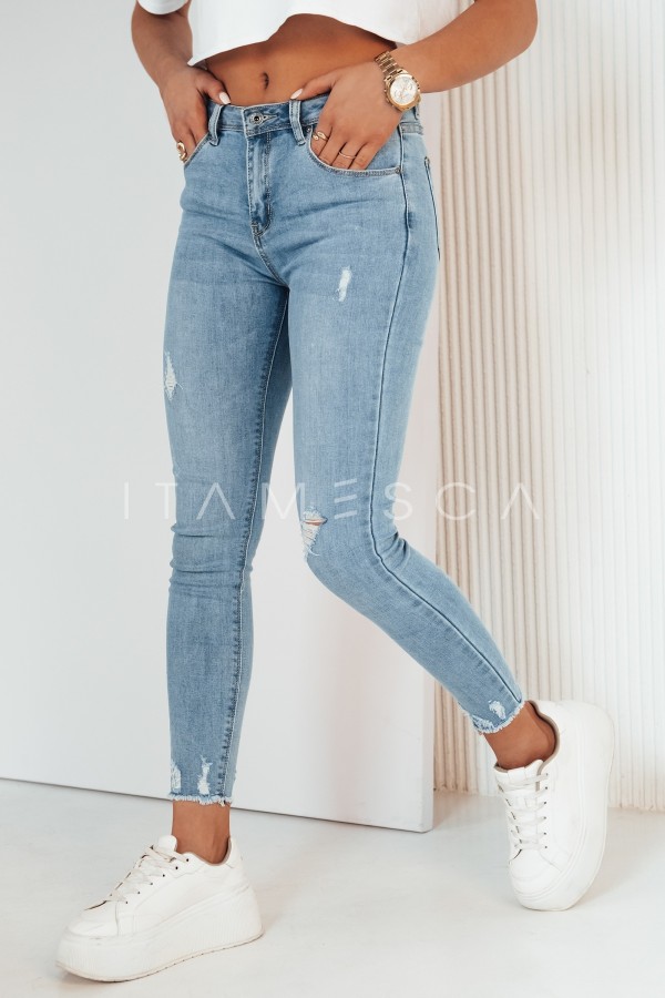 Spodnie damskie jeansowe MAGZON niebieskie