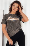 T-shirt damski AMOURETTE szary