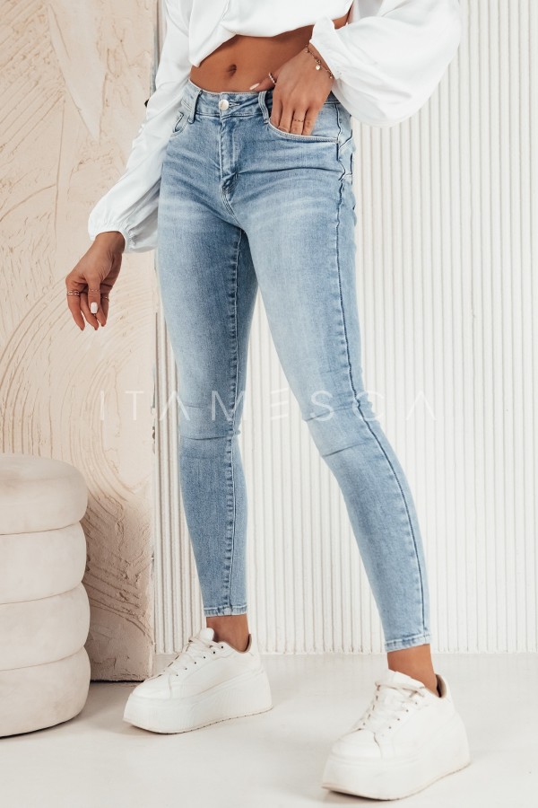 Spodnie damskie jeansowe MUNILLA niebieskie