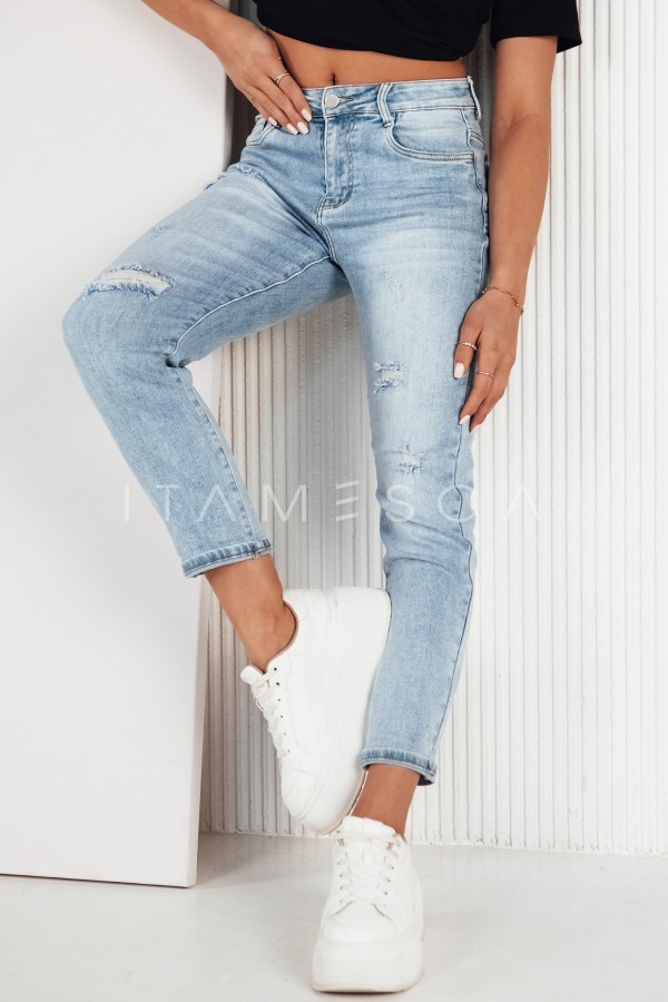 Spodnie damskie jeansowe XERT niebieskie