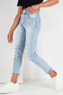 Spodnie damskie jeansowe XERT niebieskie
